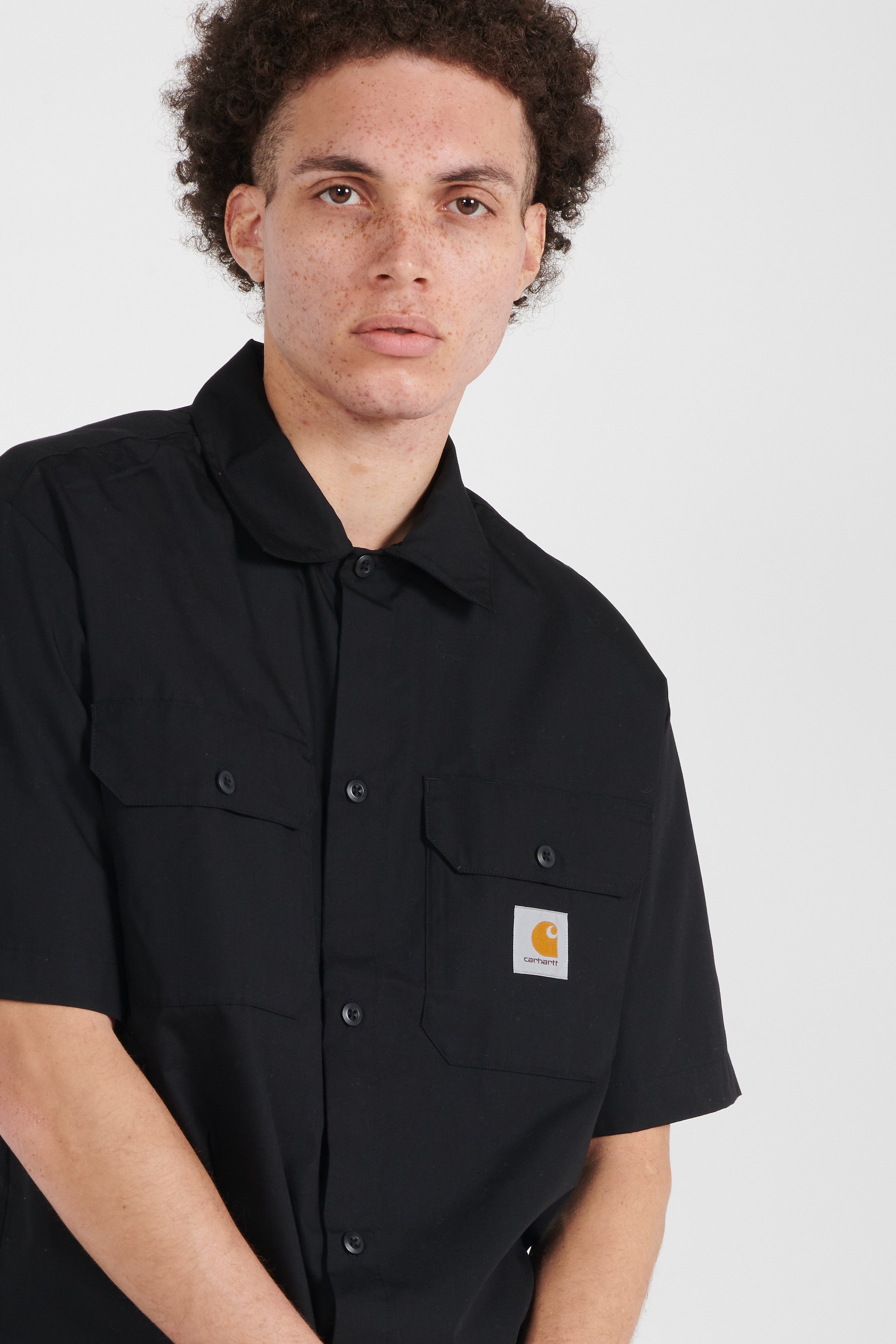 Chemise s/s craft shirt CARHARTT WIP Noir