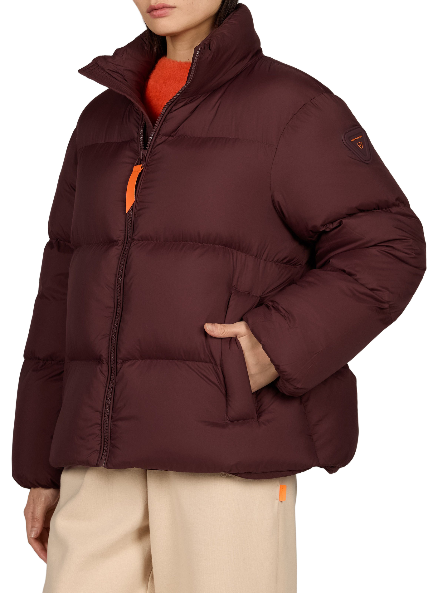 Gerade Daunenjacke OLIVIA GERTRUDE Rot