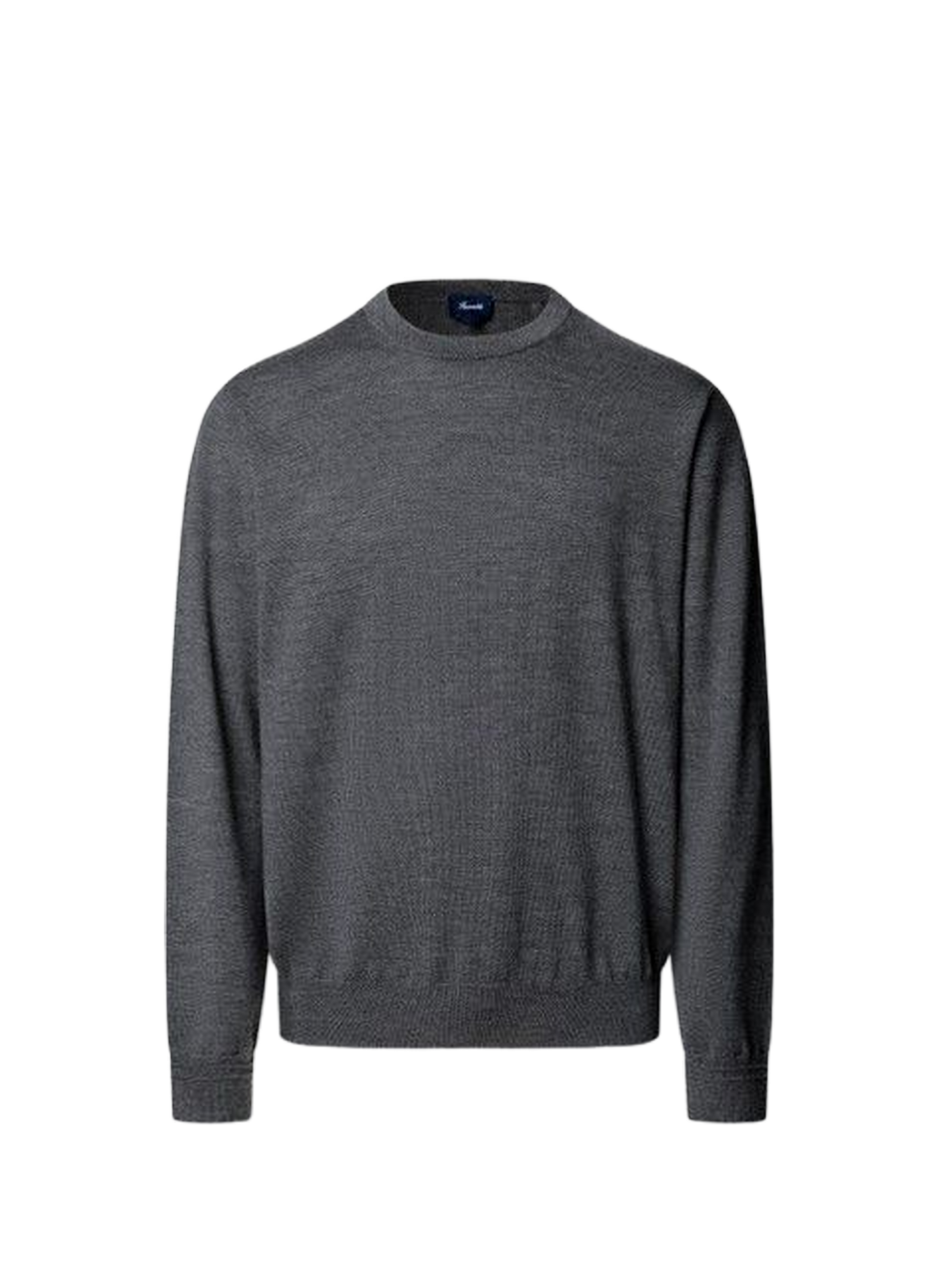 Round neck wool straight sweater FACONNABLE Grey