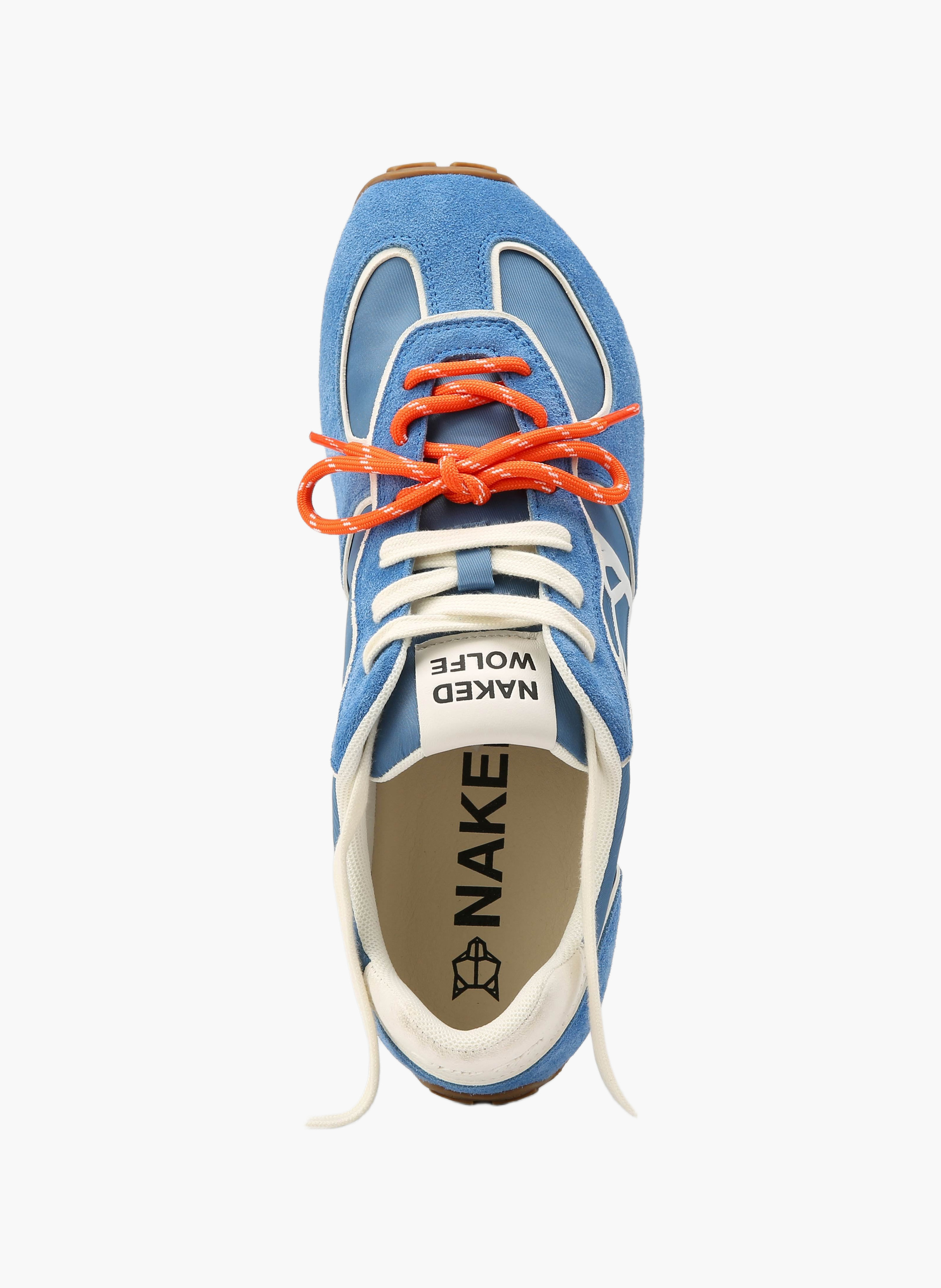 Baskets lightning en nylon NAKED WOLFE Bleu