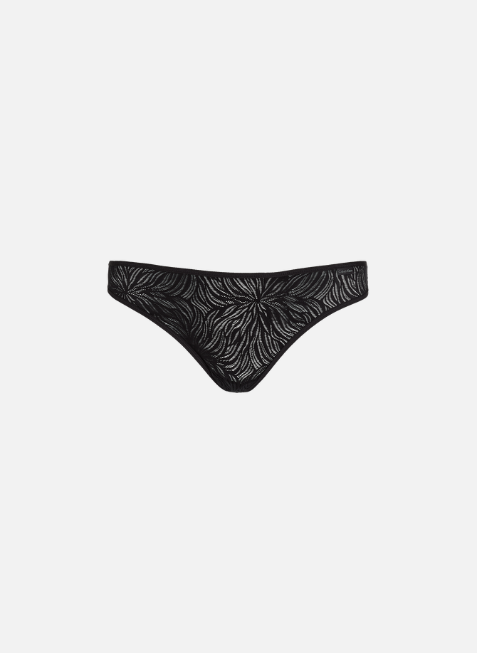 Recycled polyamide-blend lace thong CALVIN KLEIN