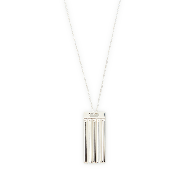 Le Gramme Le 8g Polished Silver Necklace In Metallic