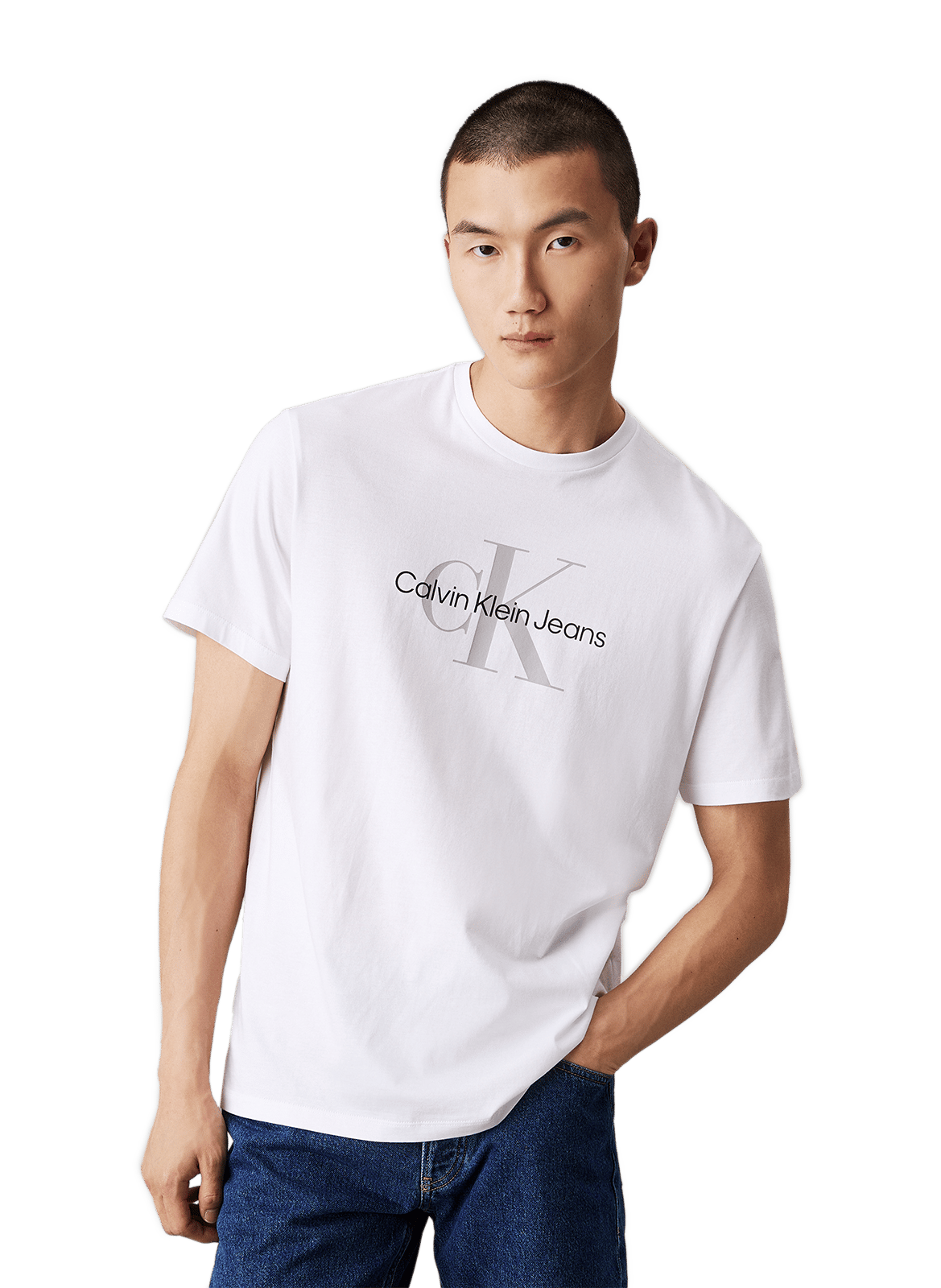 T-shirt en coton  CALVIN KLEIN Blanc