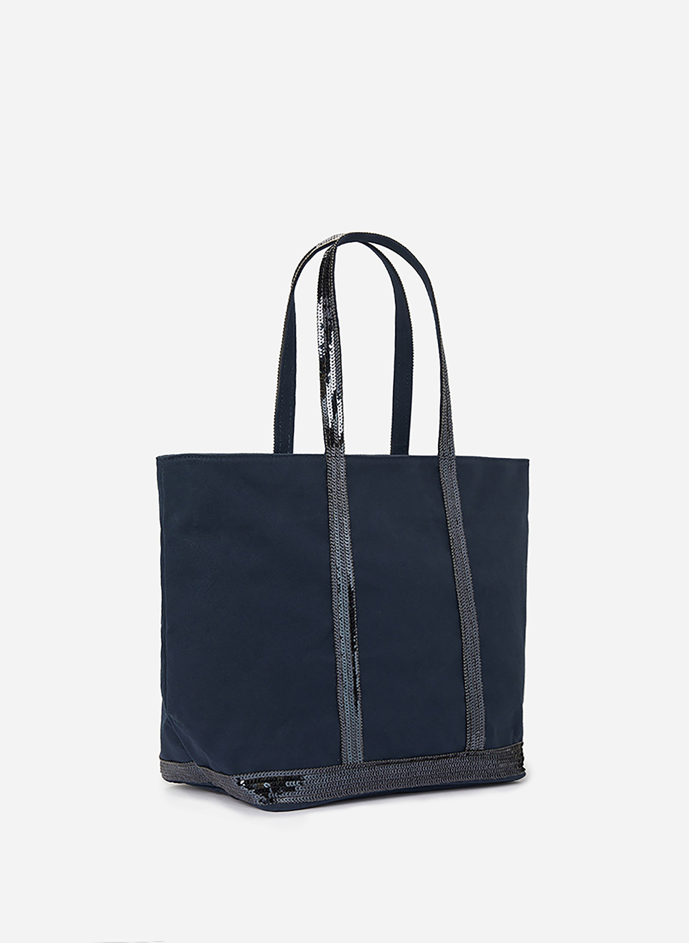 Cabas l zippé en toile VANESSA BRUNO Bleu