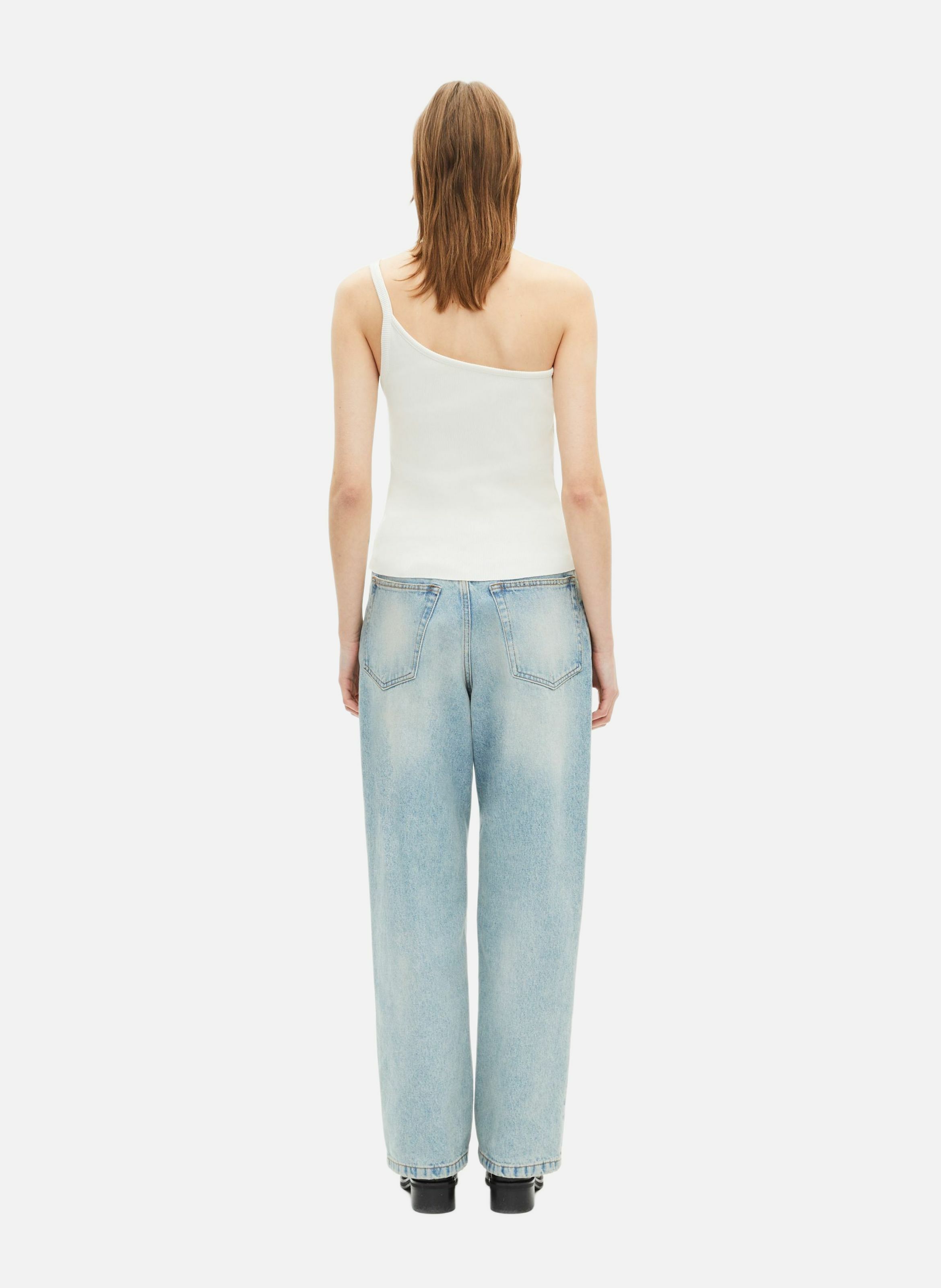 Débardeur asymétrique côtelé THE KOOPLES 