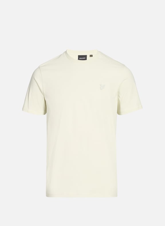 Logo T-shirt Beige by LYLE & SCOTT LYLE & SCOTT Logo T-shirt Beige