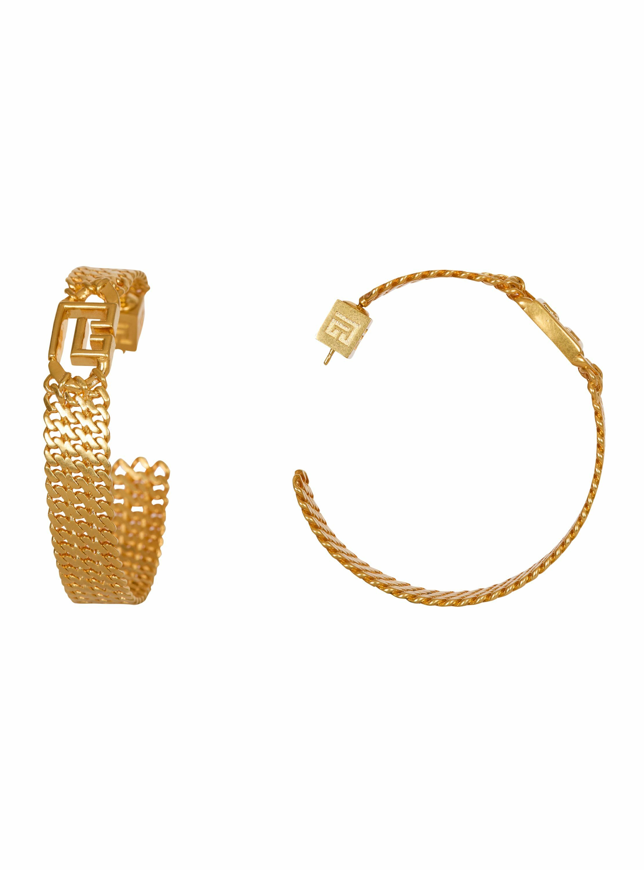 Créoles sync pb en laiton BALMAIN Doré