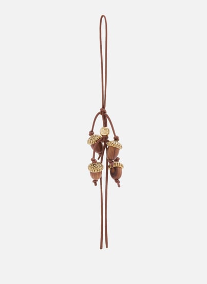 Wood and calf leather charm gland LOEWE Wood and calf leather charm gland LOEWE
