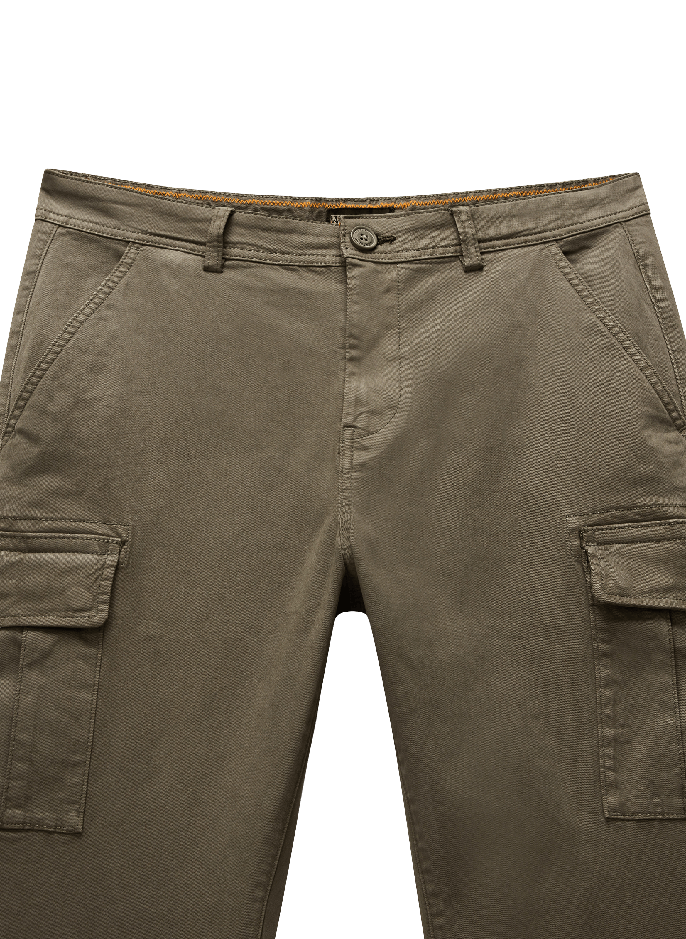 Cotton canvas cargo pants NAPAPIJRI Green