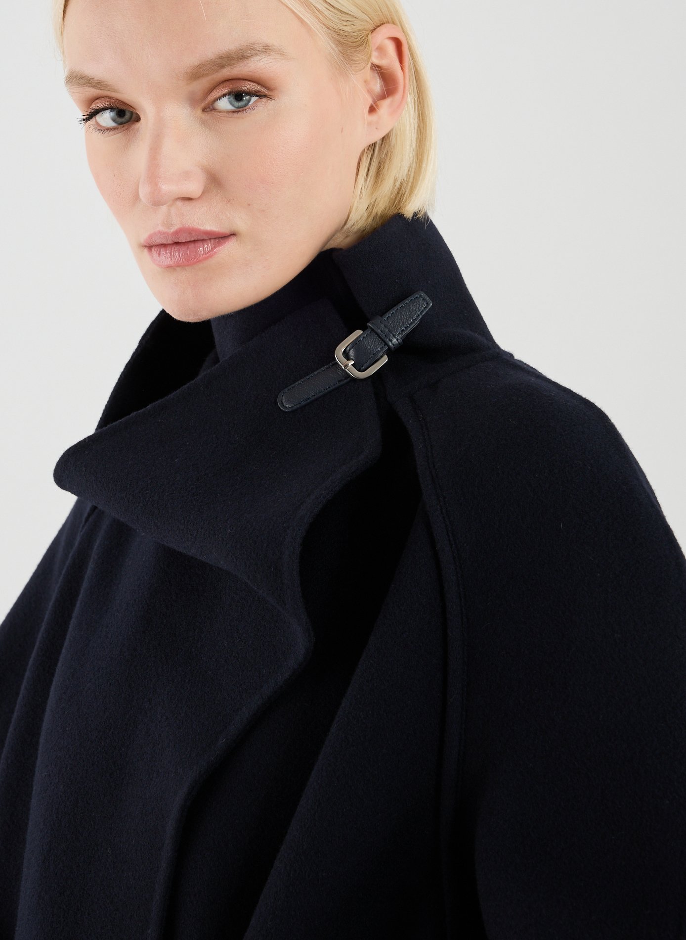 Manteau ample en laine LE 17 SEPTEMBRE Bleu