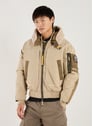 Cotton hooded parka | Beige by PARAJUMPERS PARAJUMPERS Cotton hooded parka | Beige