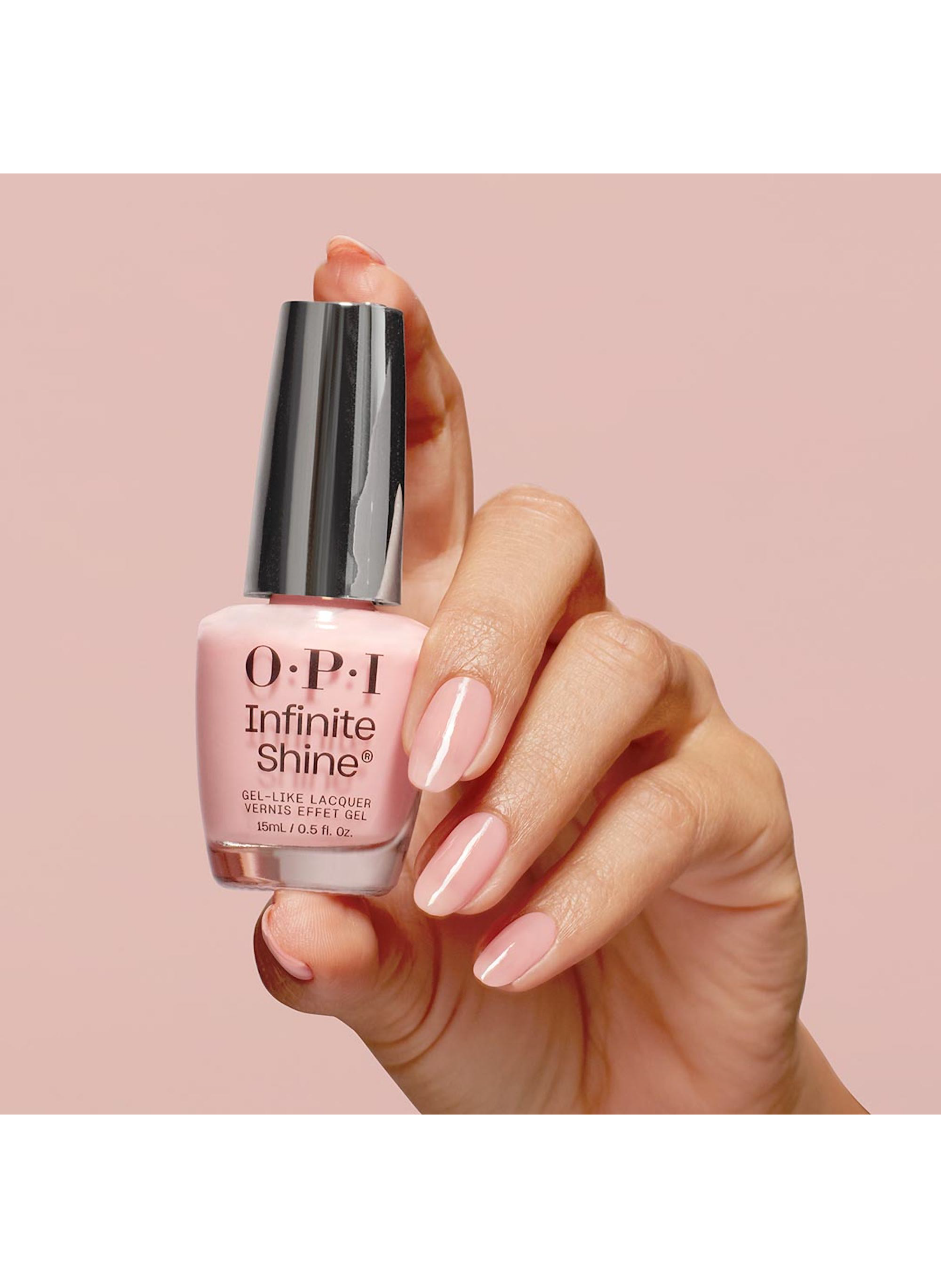 Passion
Infinite Shine
Long-lasting gel effect nail polish OPI Rose