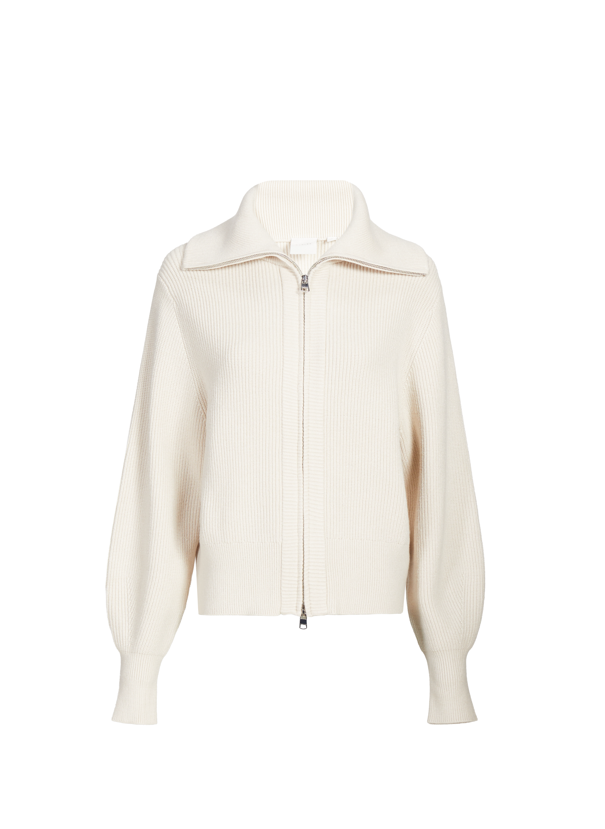 VARLEY Ribbed turtleneck vest Beige