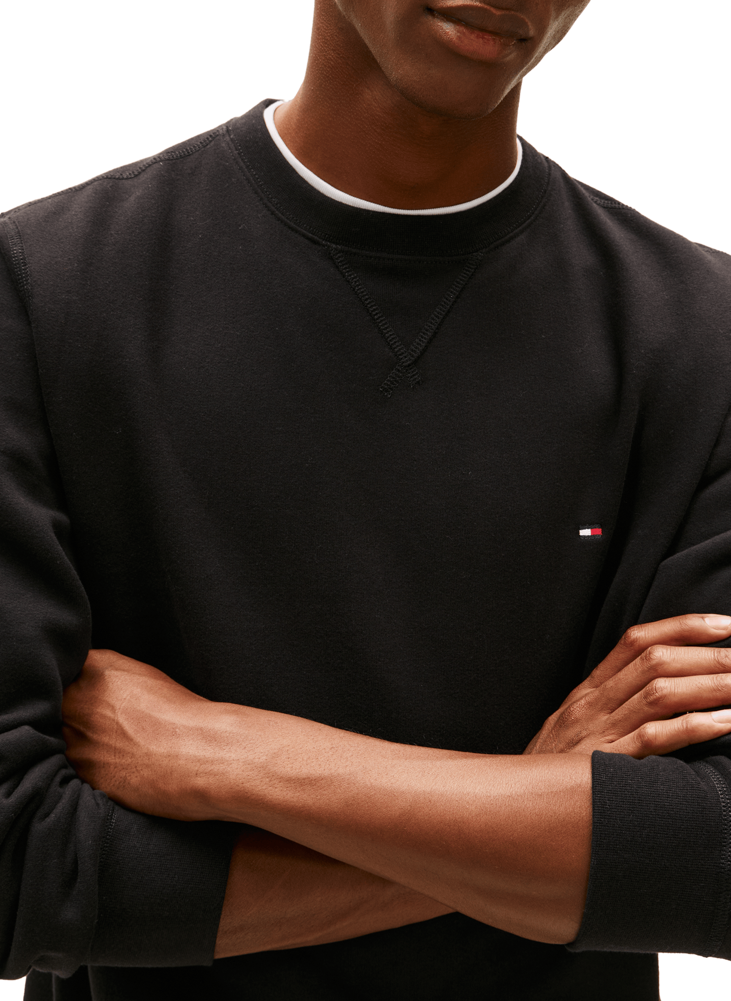 Cotton sweatshirt TOMMY HILFIGER Black