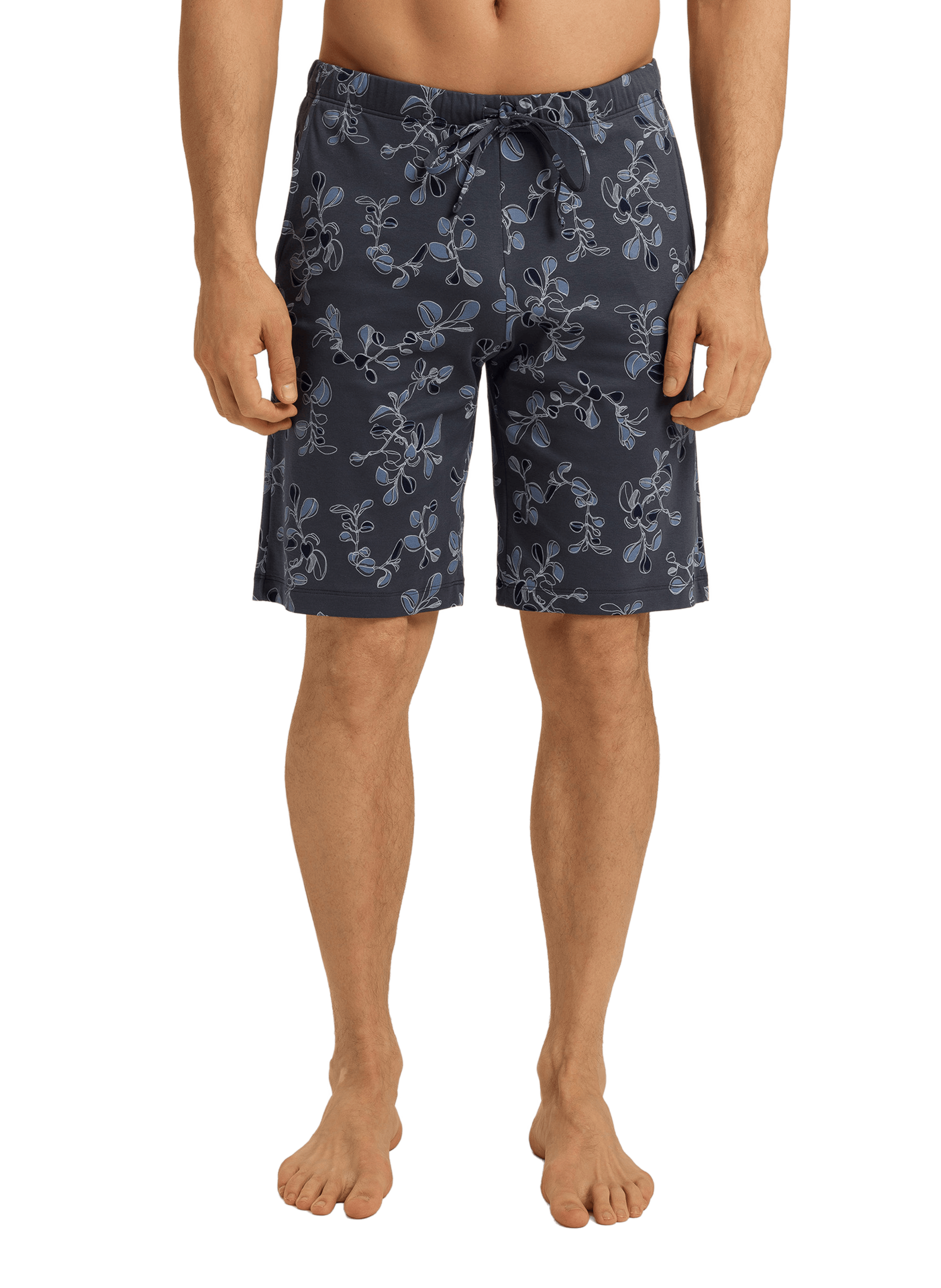 HANRO Patterned sleep shorts Grey