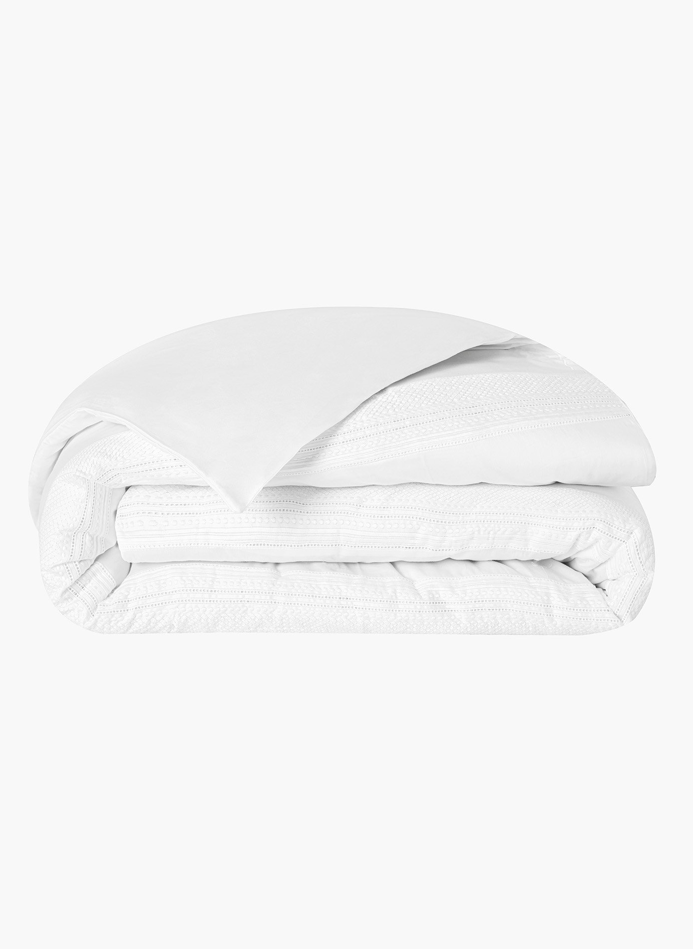 Housse de couette chateau ANNE DE SOLENE Blanc