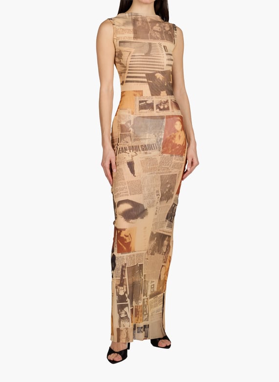 newspaper print maxi dress newspaper print dress