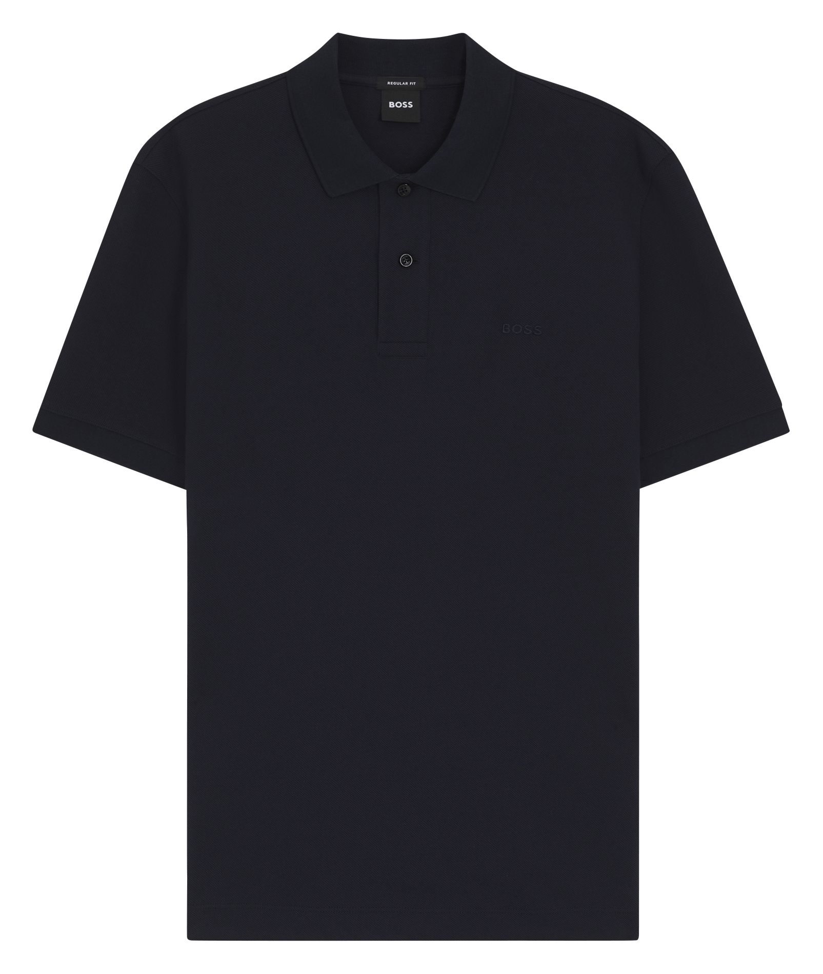 Polo manches courtes droit uni BOSS Bleu