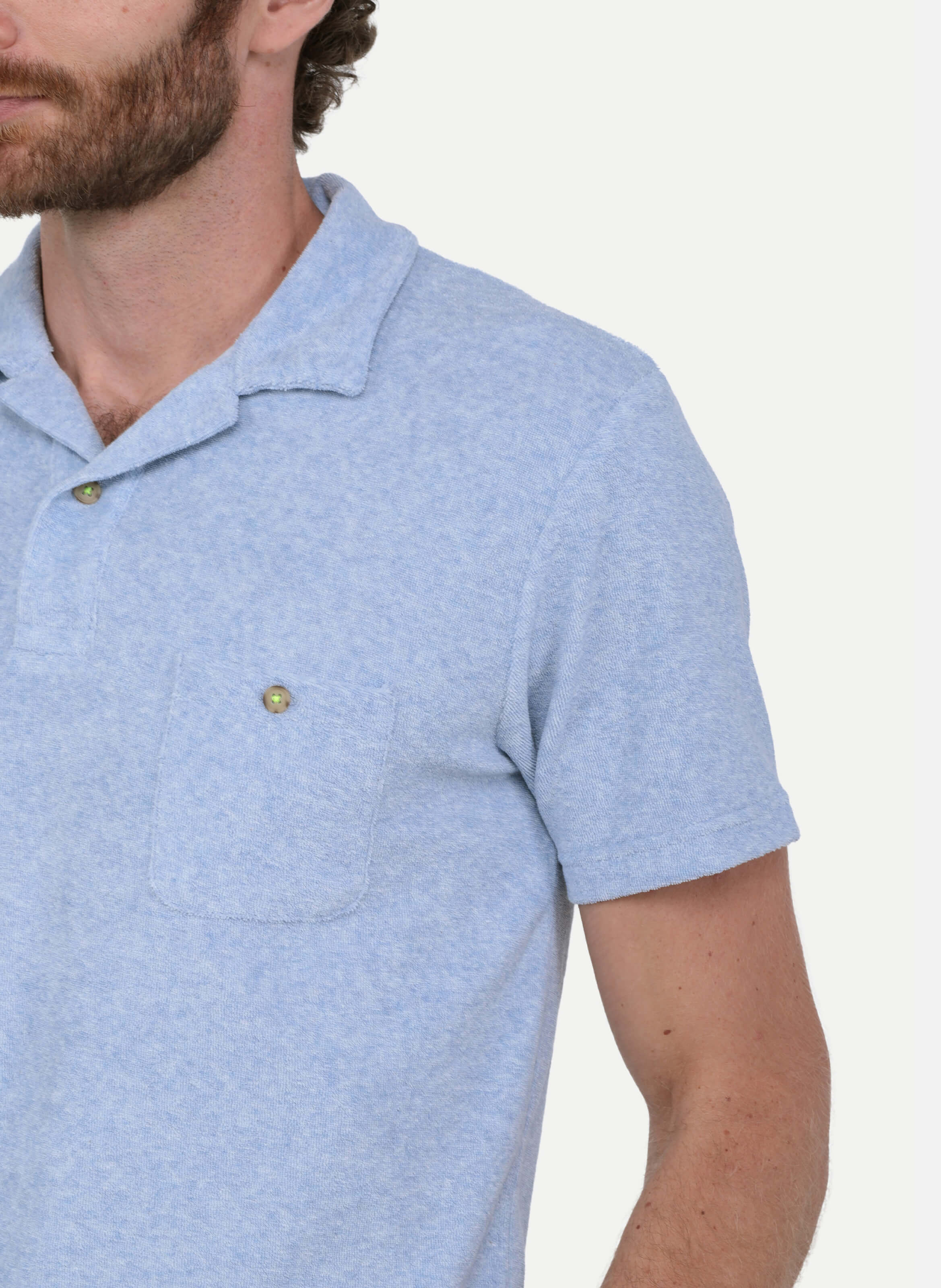 Polo  en éponge GILI'S Bleu