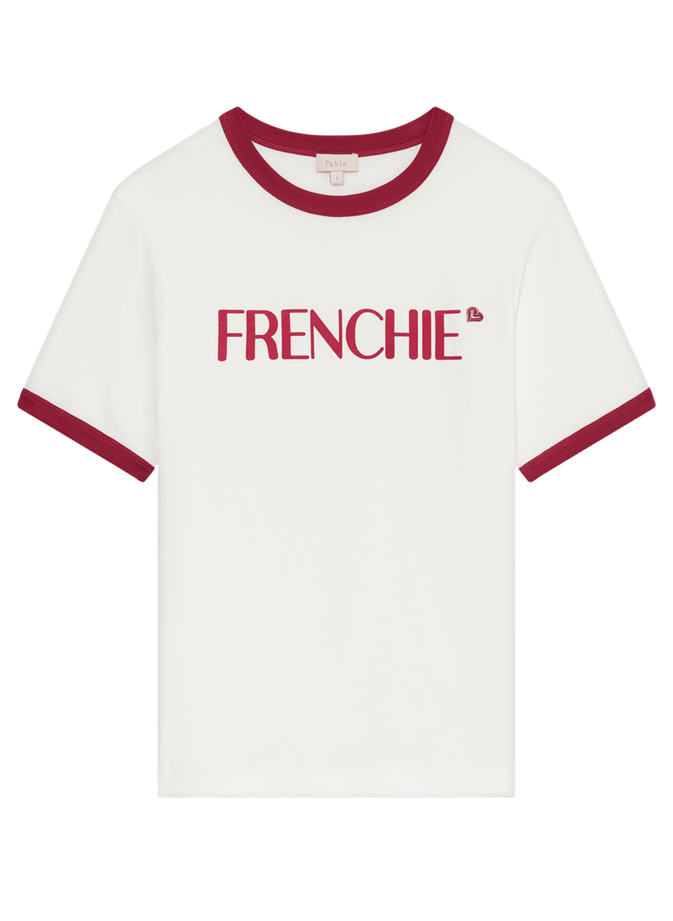 T-shirt en coton sérigraphié - tahinael PABLO Blanc