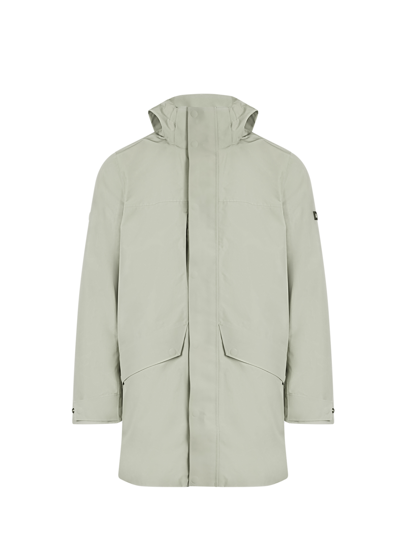 Waterproof hooded parka AIGLE Green