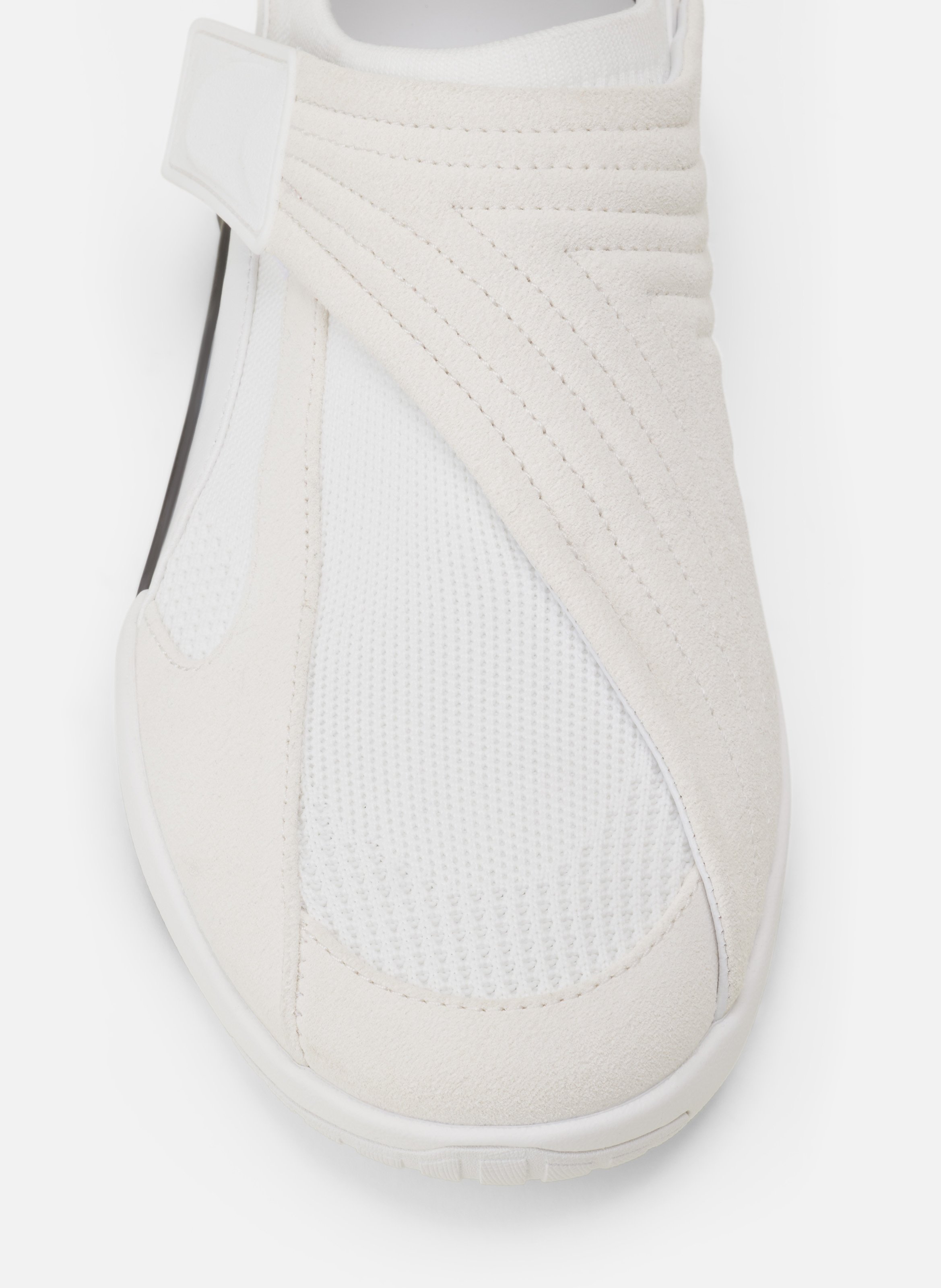 Sneaker lnv1 en suede tricote LANVIN Blanc