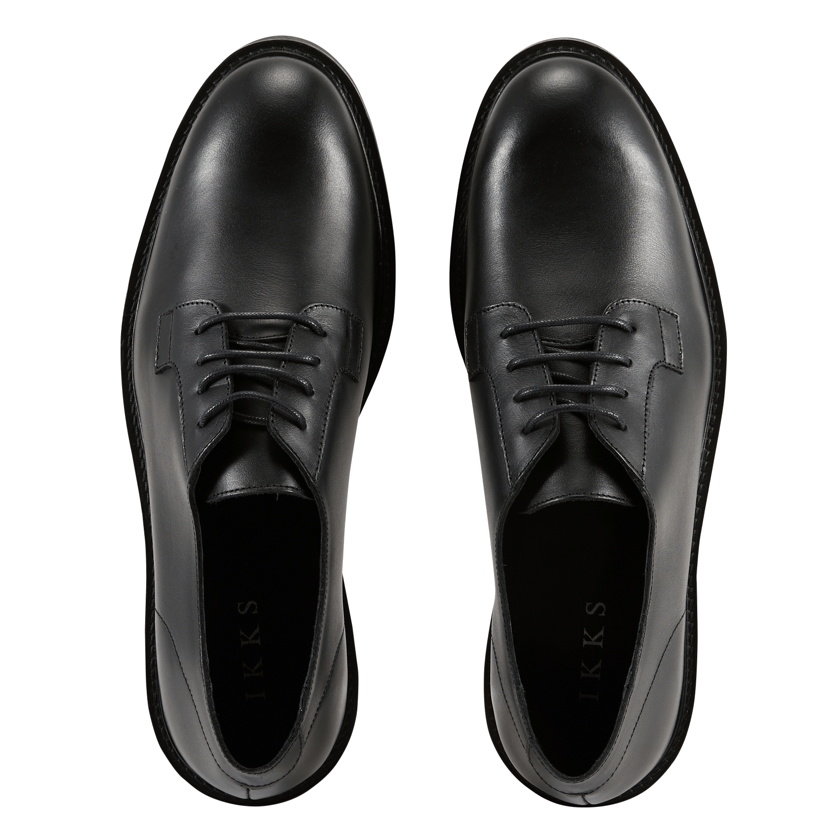 Souliers en cuir IKKS Noir