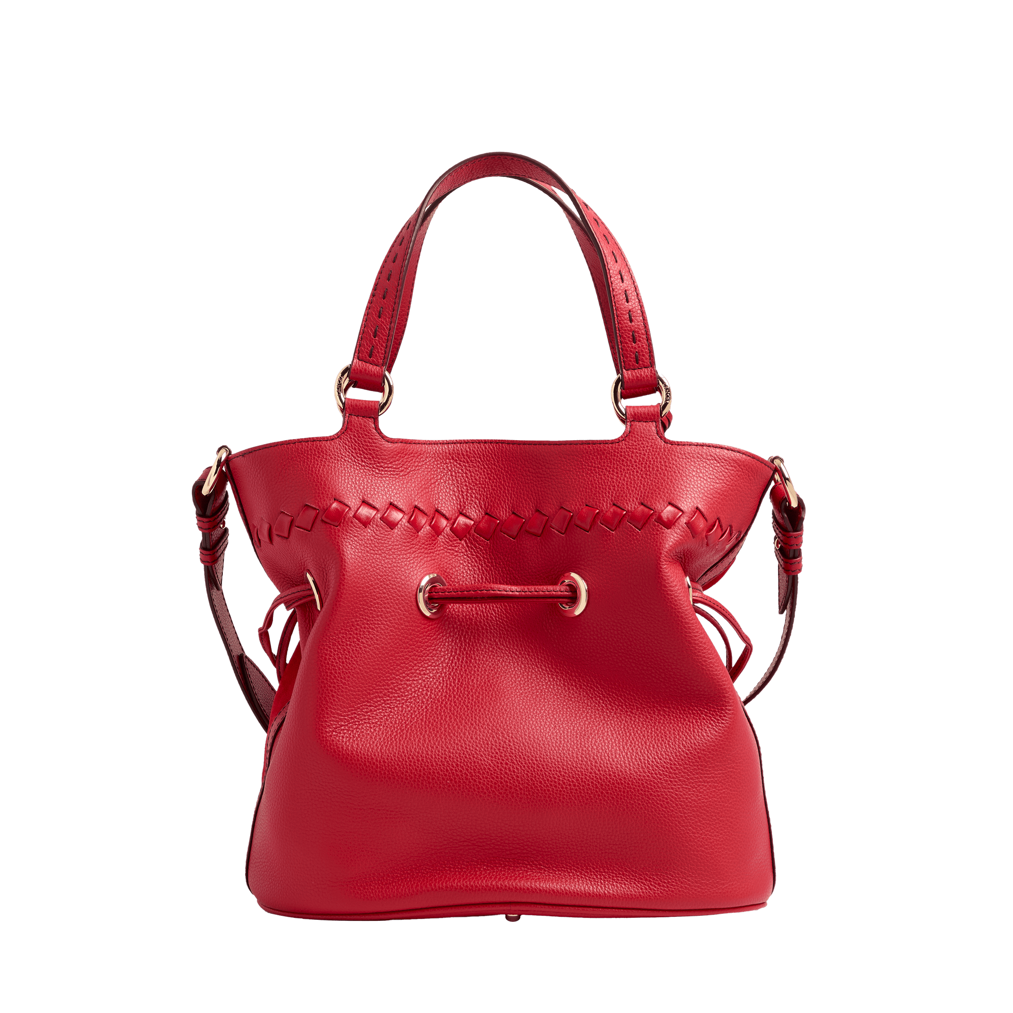 Handtas eerste flirt capsule 150 jaar in kalfsleer LANCEL Rood