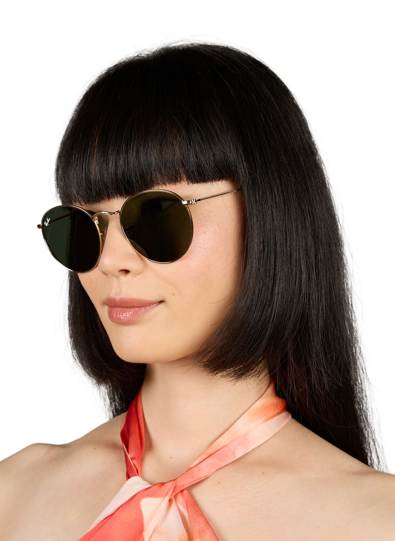 Lunettes de soleil Round Metal RAY-BAN Doré