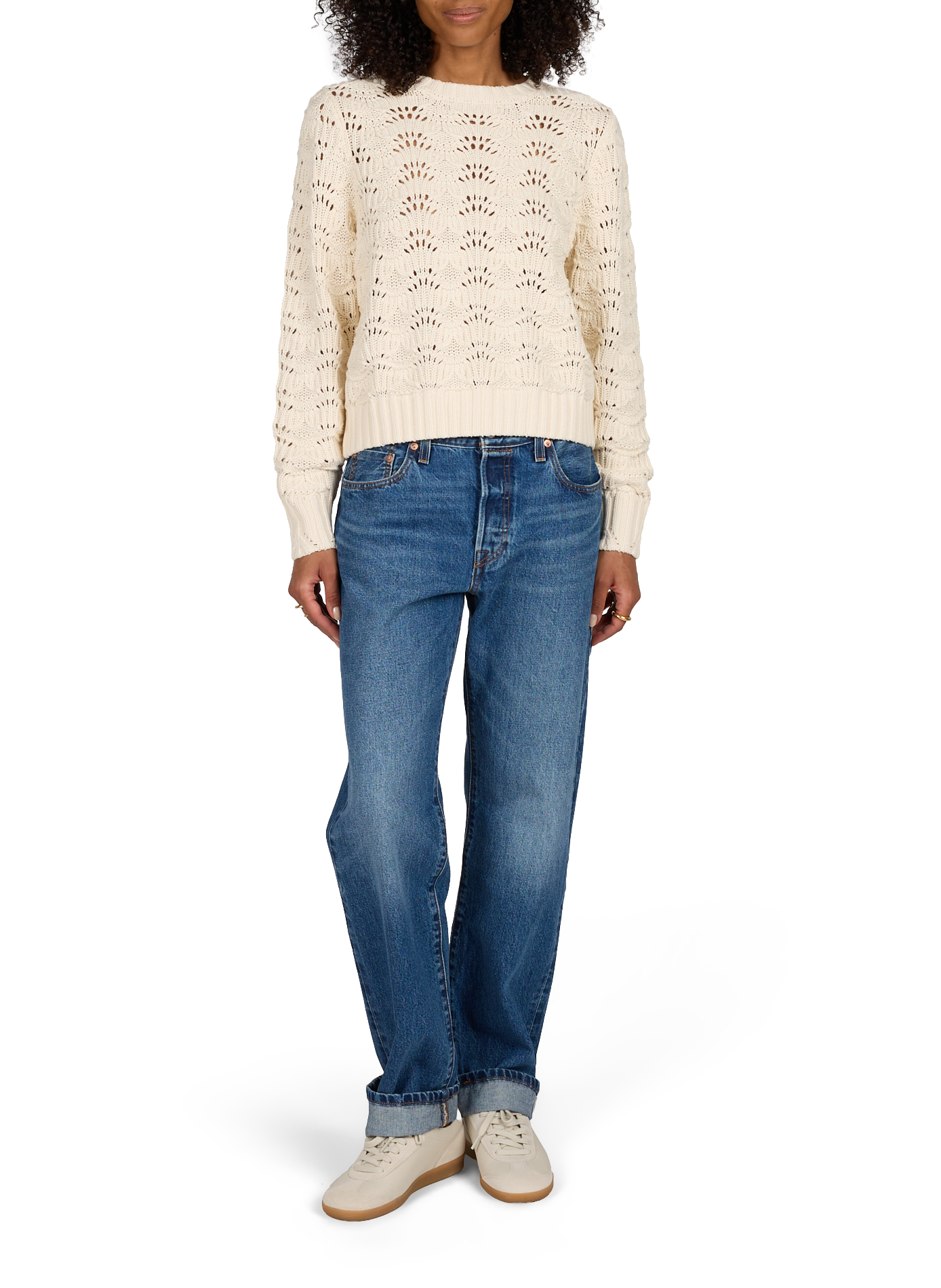 Strickpullover aus Baumwolle LEVI'S Weiss