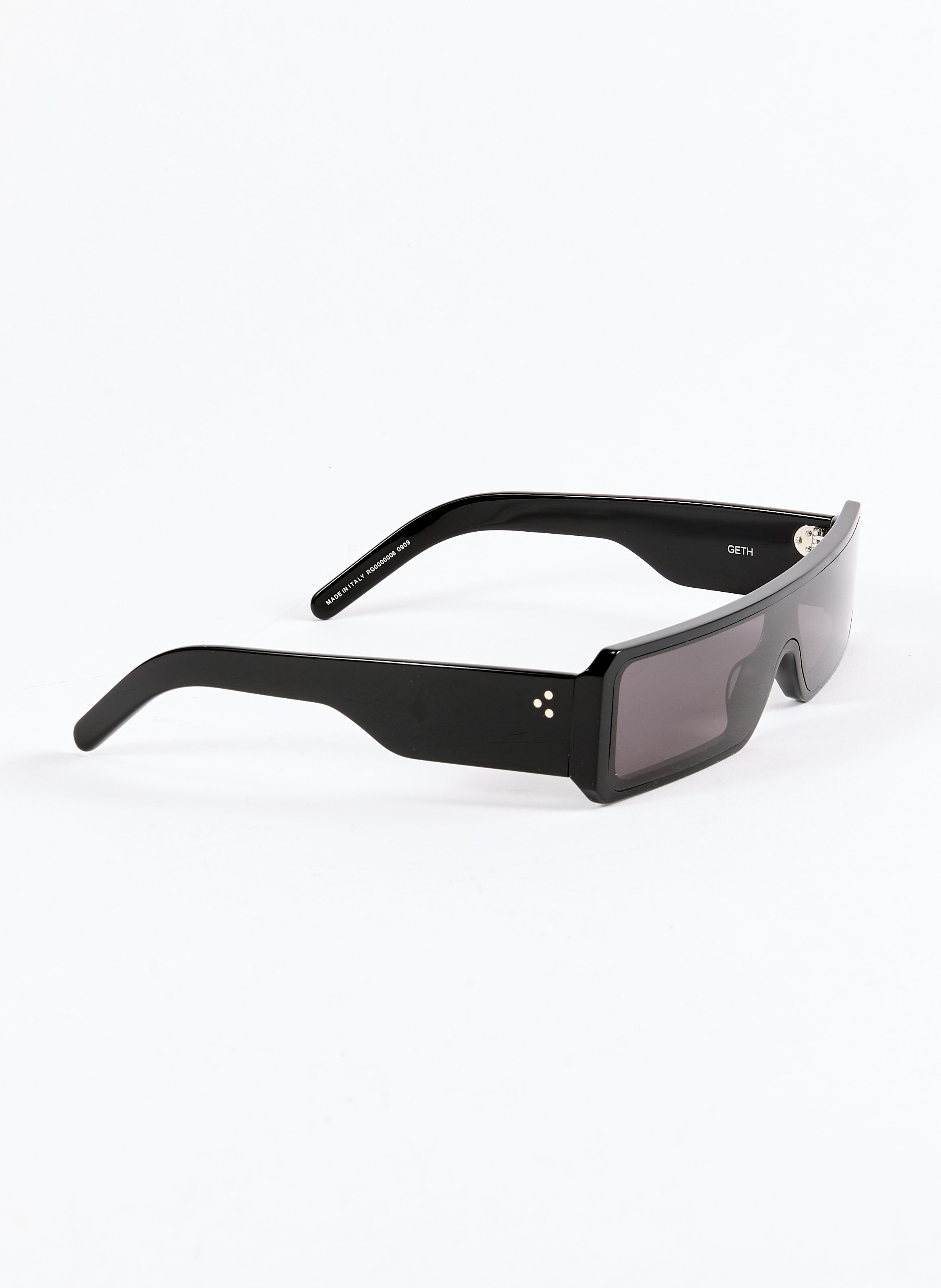 Square sunglasses RICK OWENS Black
