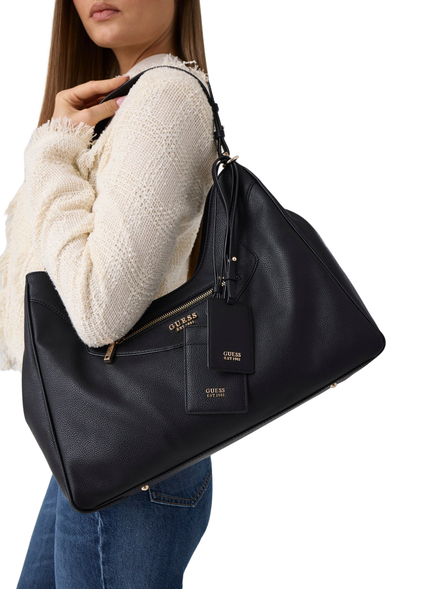 Handtas GUESS Zwart