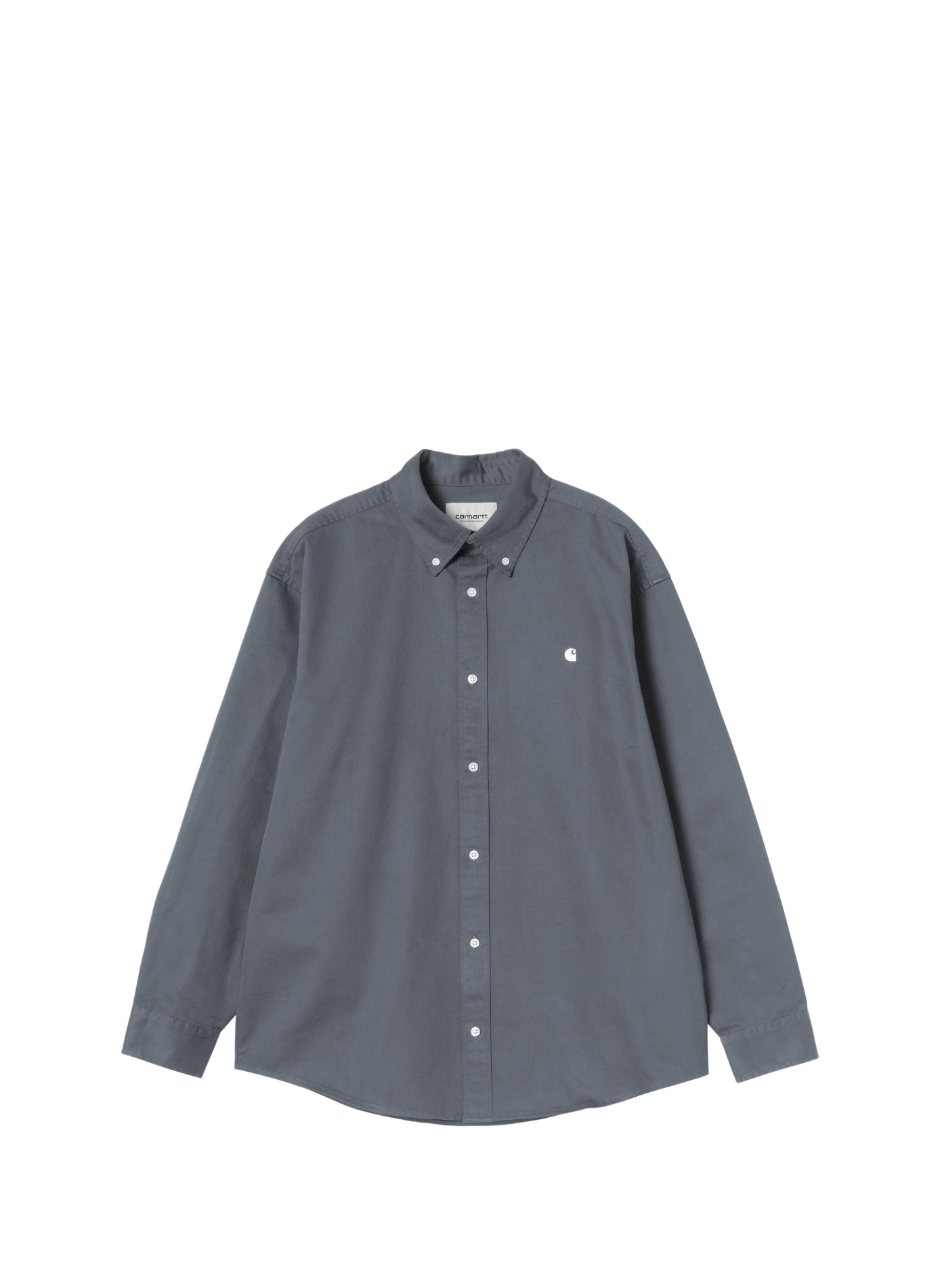 Chemise col classique manches contrastantes en coton  Styx