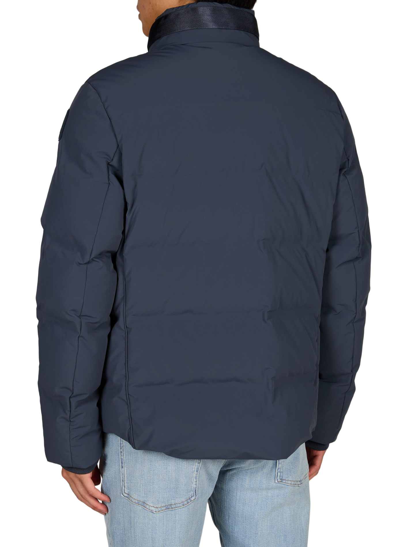 Padded oversized North puffer jacket with high neck PARAJUMPERS Blue