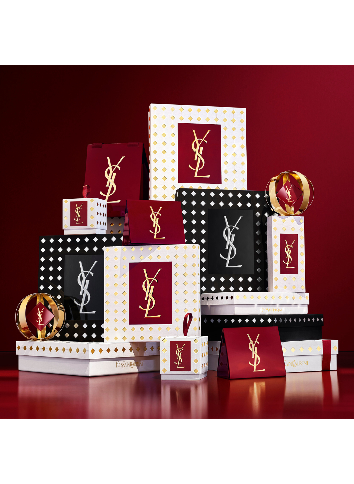 Mascara Lash Clash - Coffret cadeau maquillage yeux & lèvres YVES SAINT LAURENT 01 noir