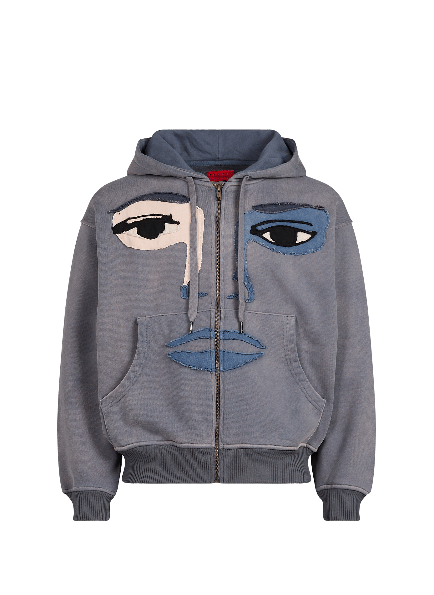 Straight-fit printed cotton hoodie KIDSUPER Purple