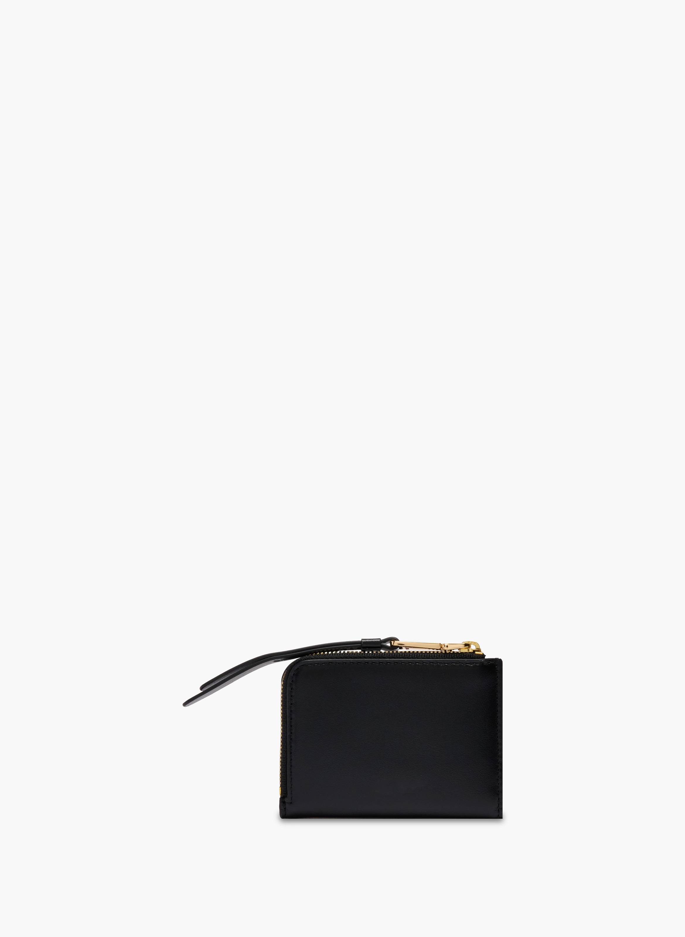 Mini portefeuille zippé origami de lancel en cuir LANCEL Noir