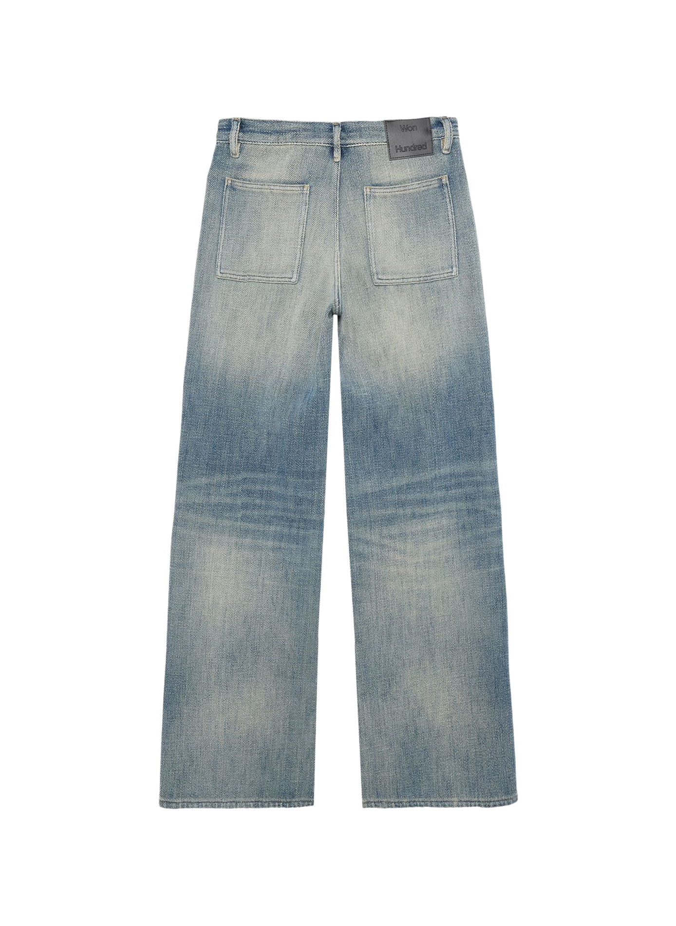 Case straight-leg jeans in cotton denim WON HUNDRED Blue