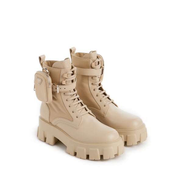 Combat boots Monolith en cuir et Re-nylon
