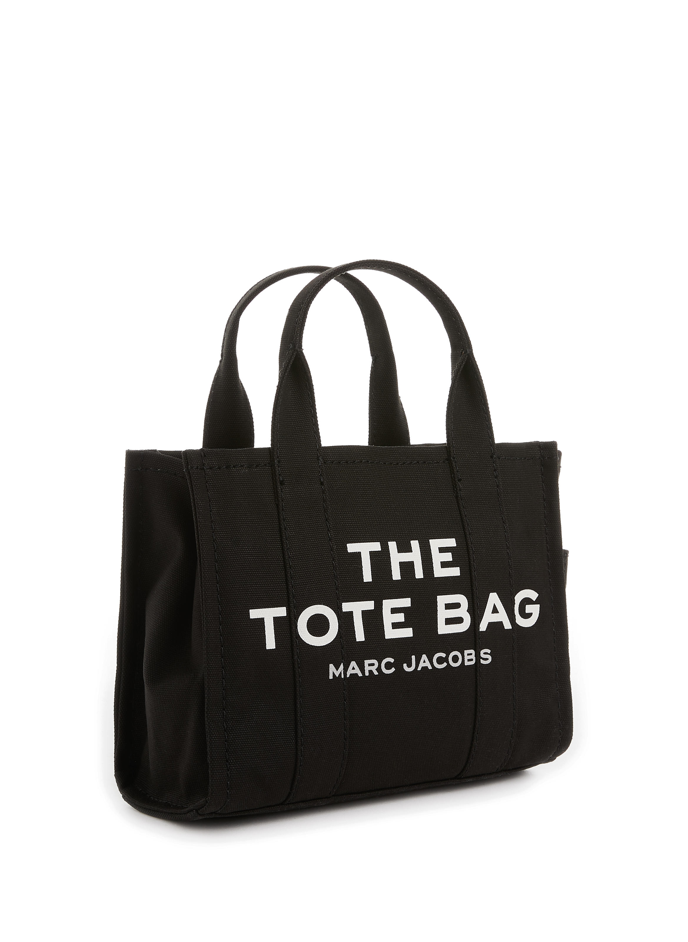 The Tote mini canvas tote bag MARC JACOBS Black