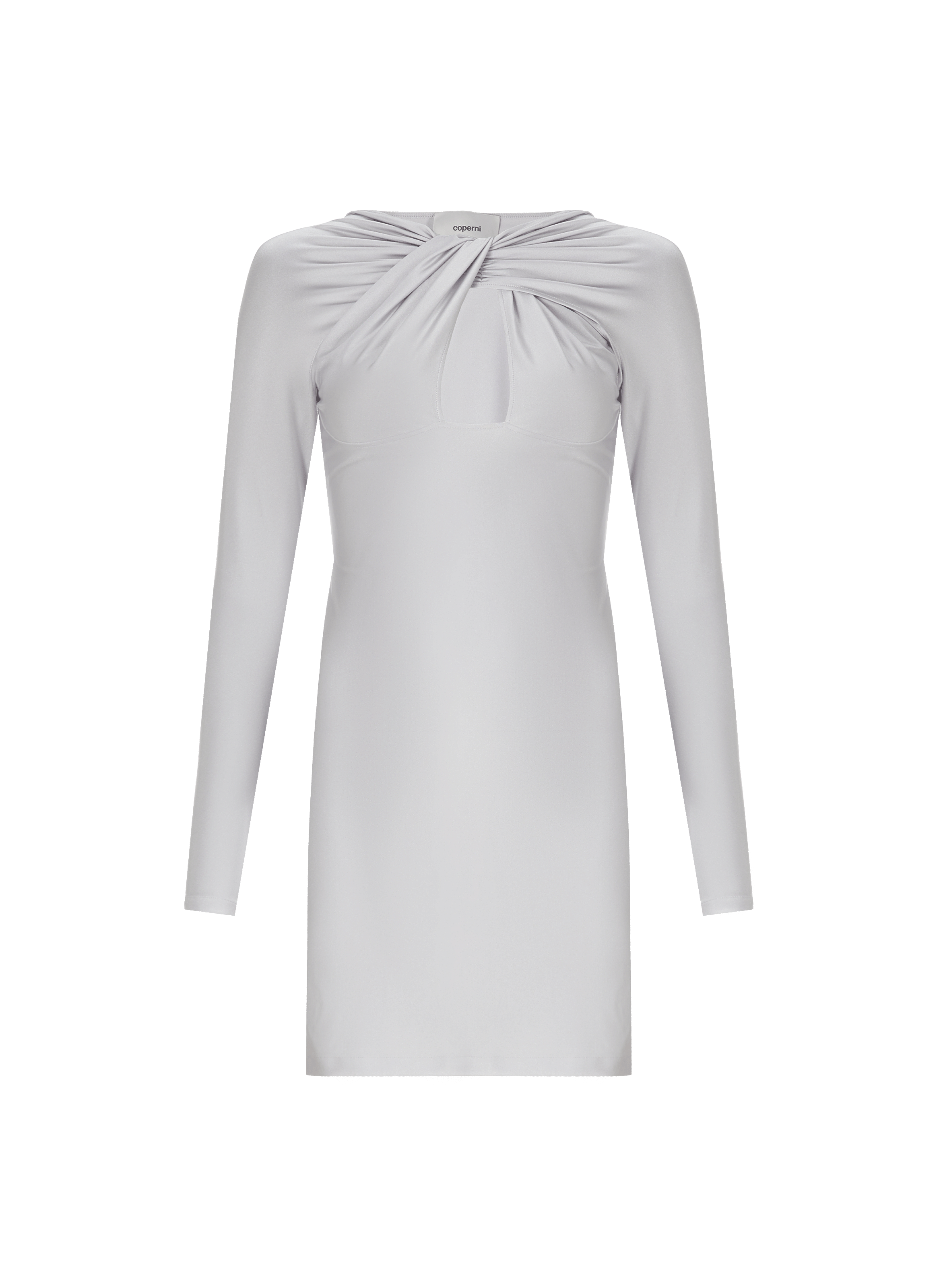 Mini dress with twisted detail  COPERNI Grey