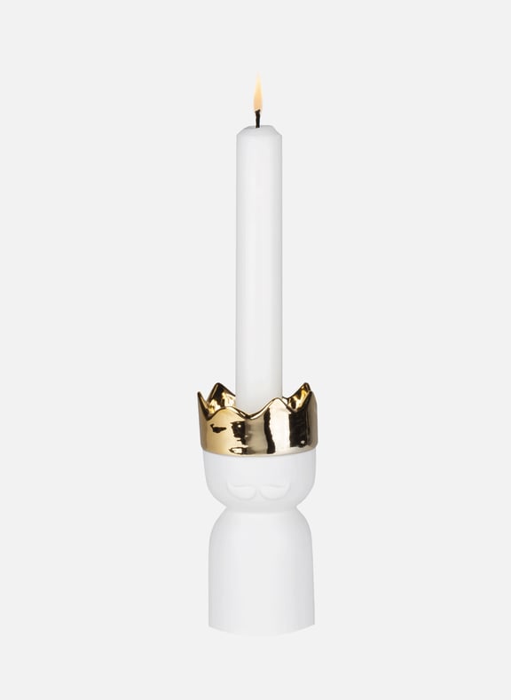 Bougeoir en porcelaine Blanc by RADER RADER Bougeoir en porcelaine Blanc
