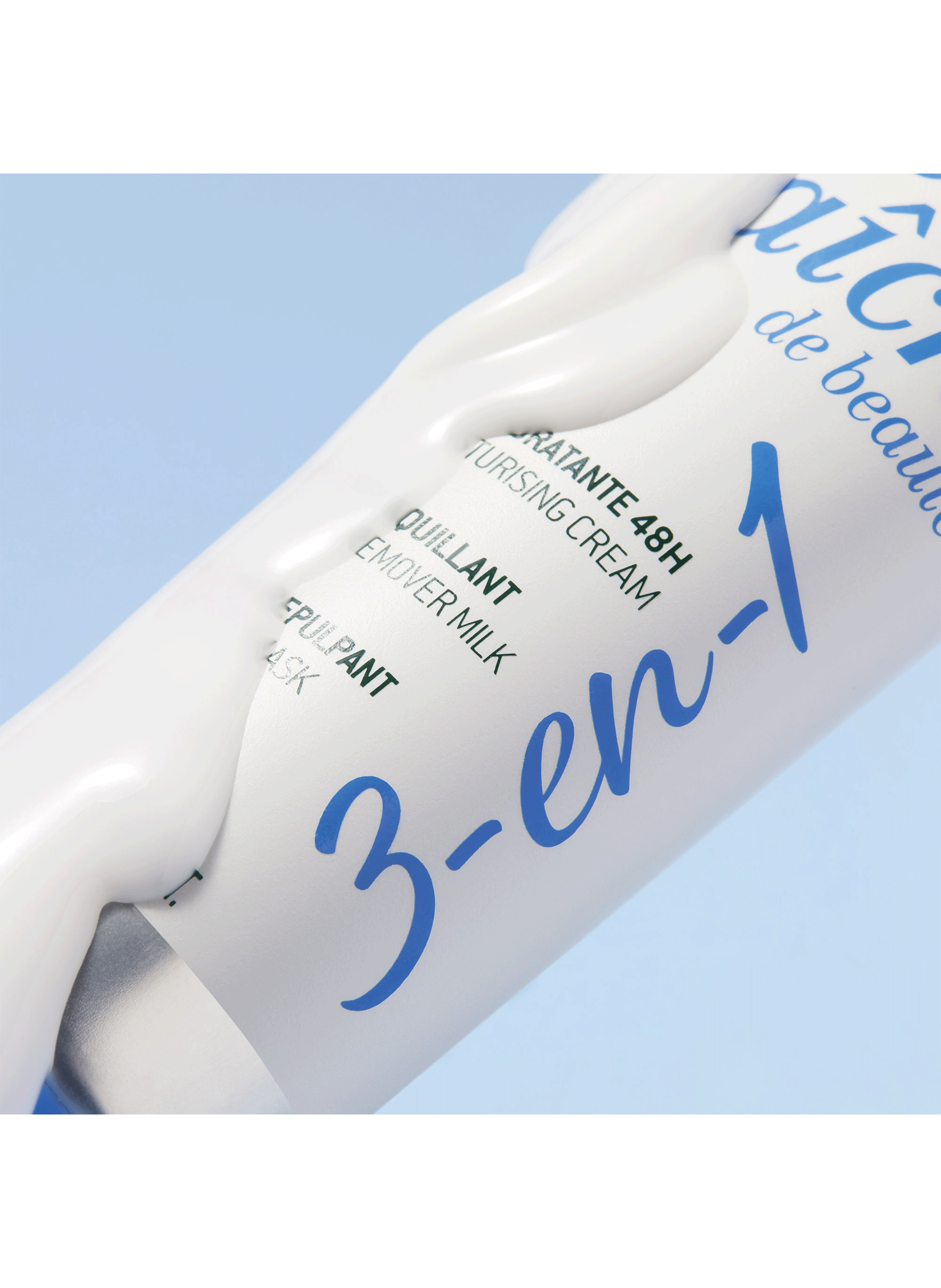 Crème fraîche de beauté® 3-en-1, Crème Hydratante 48h, Lait Démaquillant, Masque Repulpant NUXE No color