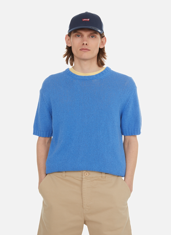 SAISON 1865 T-shirt en coton Bleu
