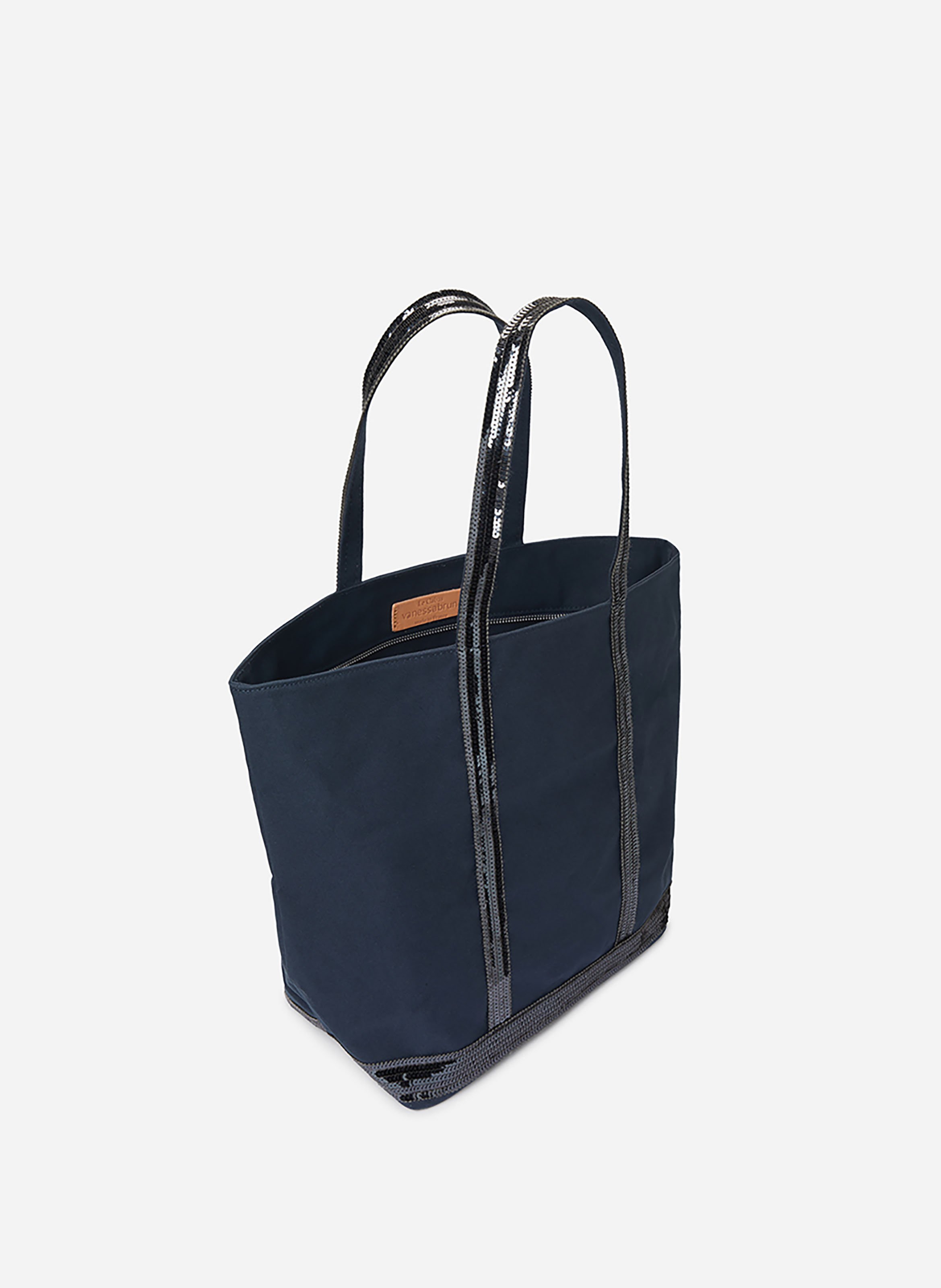 Cabas l zippé en toile VANESSA BRUNO Bleu