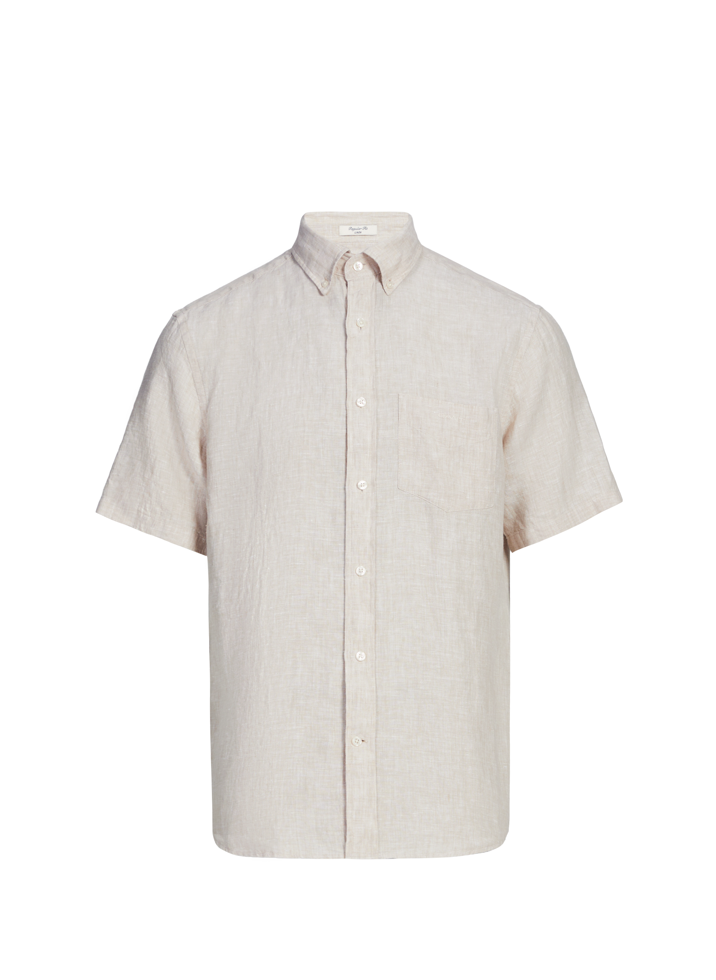 Linen shirt GANT Beige