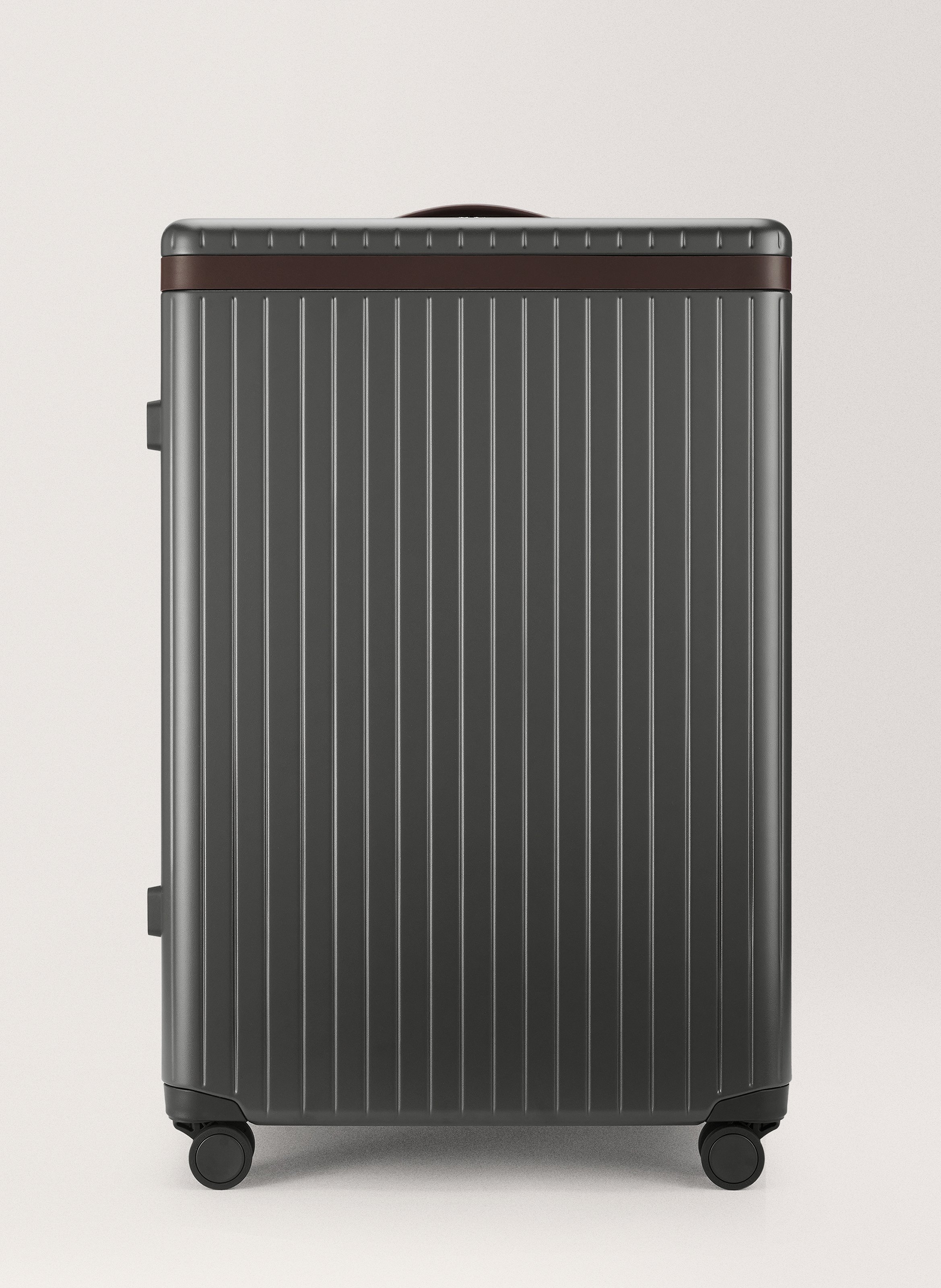 Valise 'the large check-in' en polycarbonate CARL FRIEDRIK Gris