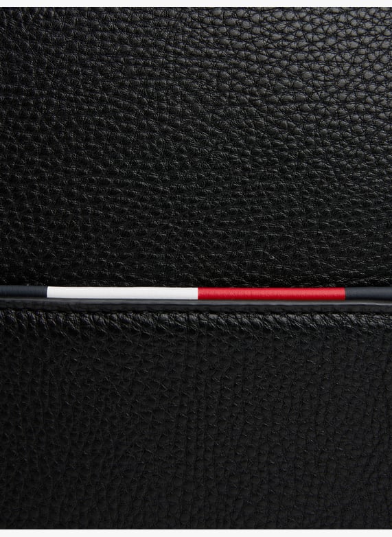 Sacoche à ordinateur en simili cuir | Noir by TOMMY HILFIGER Sacoche à ordinateur en simili cuir Noir