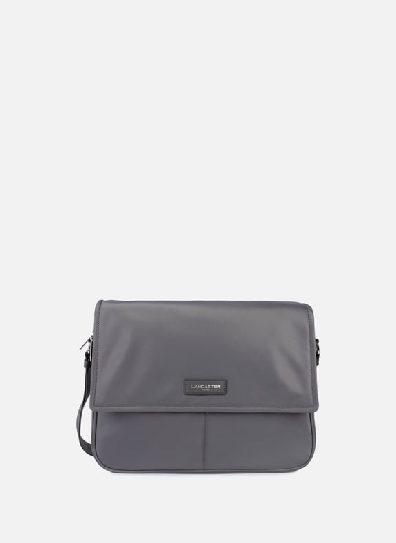 Large messenger bag - Basic Vita Grey by LANCASTER LANCASTER Large messenger bag - Basic Vita Grey