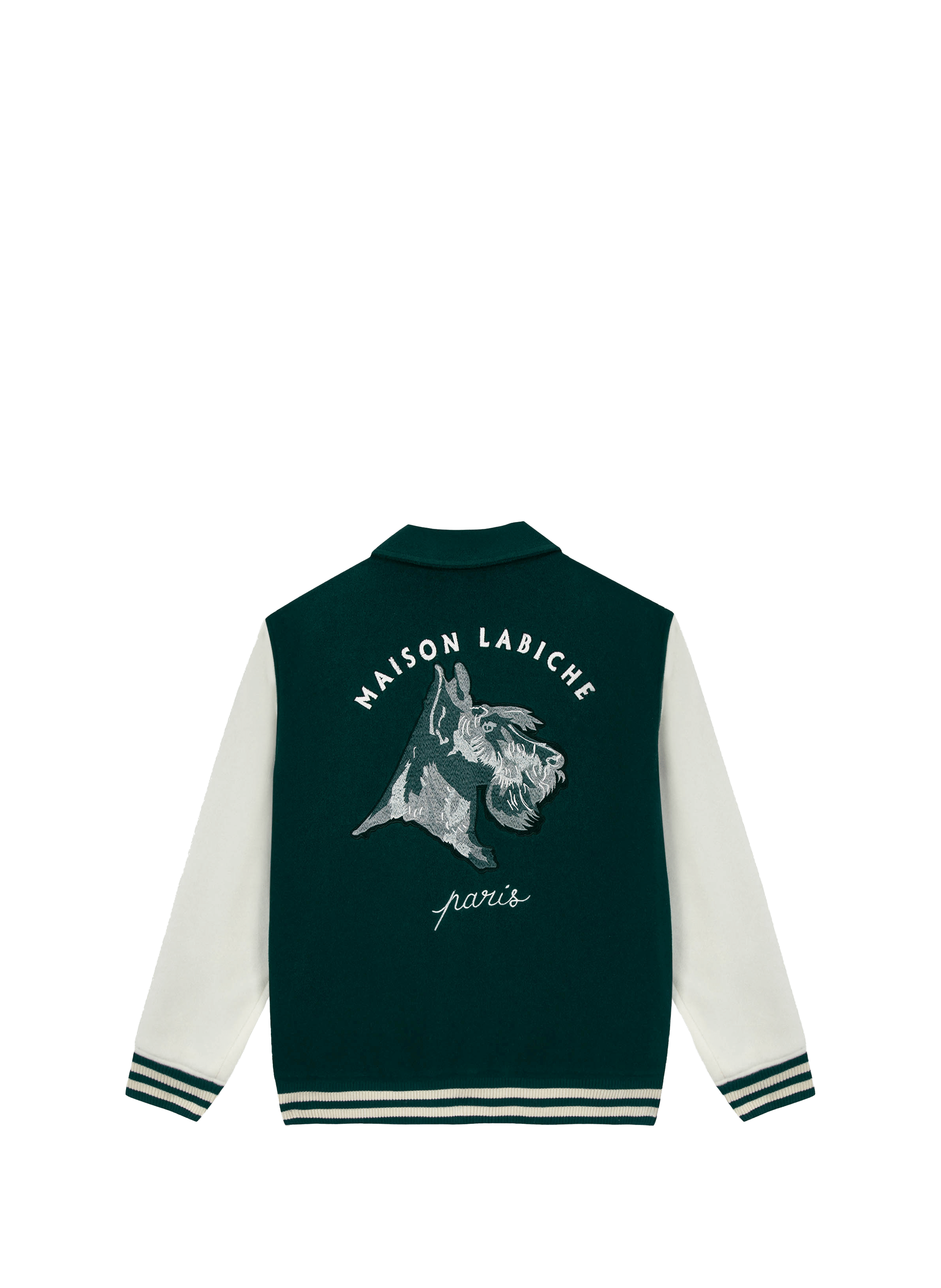 Mixed wool Teddy jacket MAISON LABICHE Green